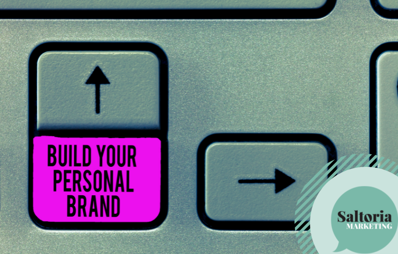 saltoria Picture of a keyboard with a purple key. Text on the key reads 'build your personal brand'