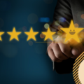 5 stars representing the concept of online reviews